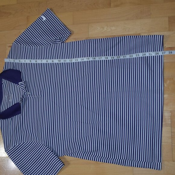 NIKE GOLF DRI-FIT Men's Sz M Purple Striped Polo Shirt - Picture 5 of 7